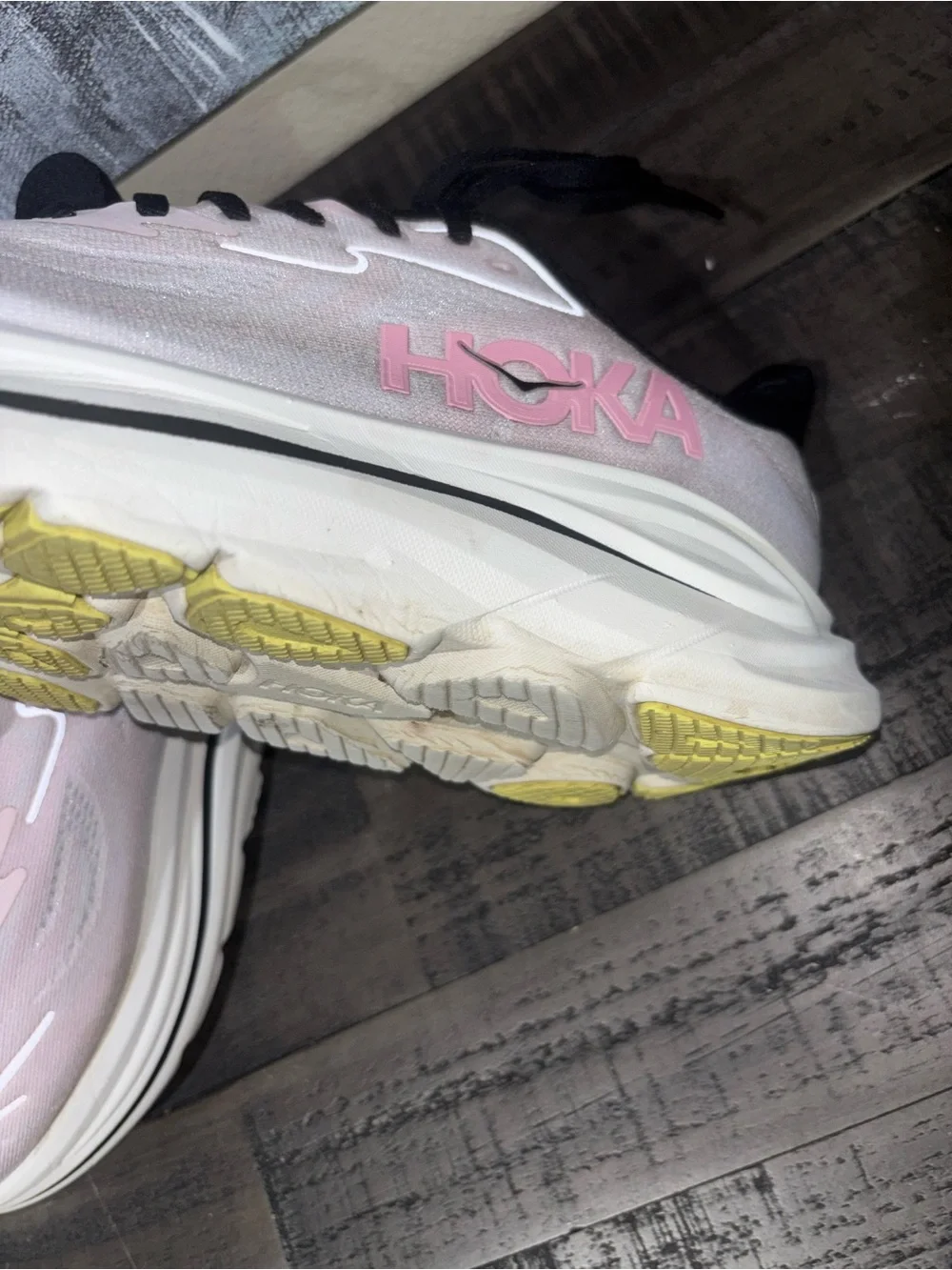 Hoka Women's Clifton 10 sneakers SZ 9WIDE - Picture 12 of 15